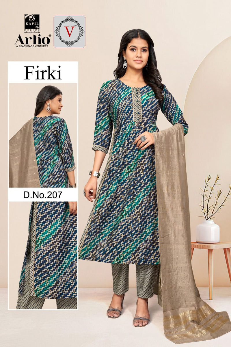 Kapil Trendz Firki Modal Print With Fancy Designer Kurti Combo