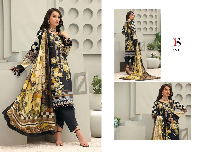 Deepsy Suit Firouds Queens Court 1734 Embroidery Work Stylish Designer Salwar Kameez
