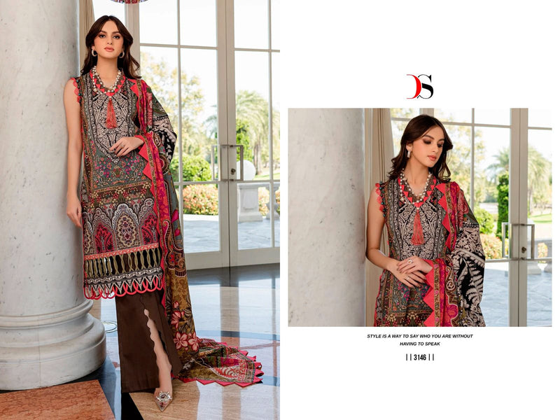Deepsy Suits Firouds Queens Court Vol 4 Cotton Embroidery Designer Salwar Kameez