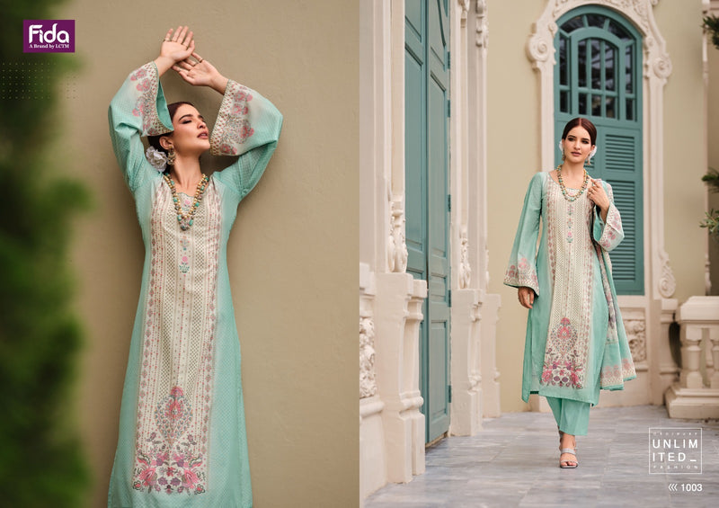 Fida Fizaa Cotton Designer Print Salwar Suits