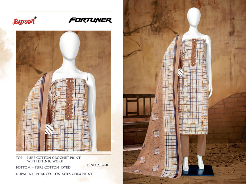 Bipson Fashion Fortuner 2132 Cotton Printed Fancy Suits