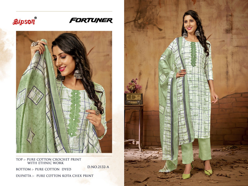 Bipson Fashion Fortuner 2132 Cotton Printed Fancy Suits