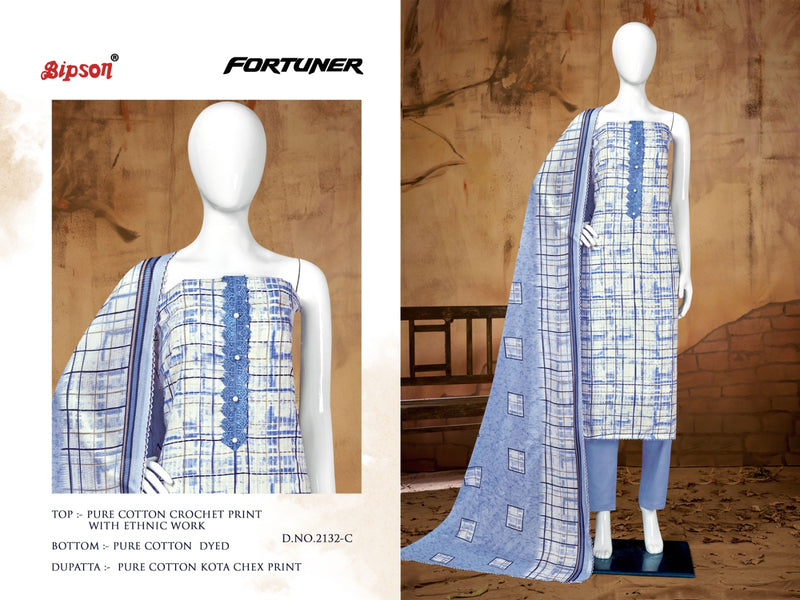 Bipson Fashion Fortuner 2132 Cotton Printed Fancy Suits