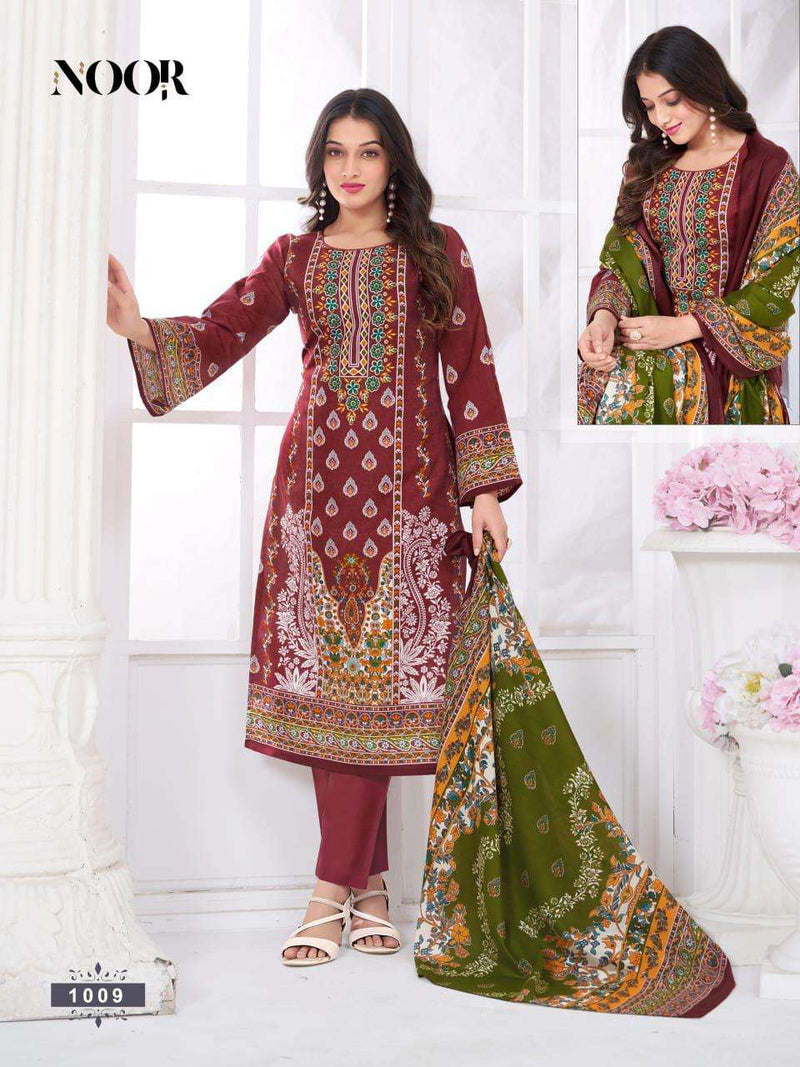 Falak International Noor Vol 1 Pure Cotton Digital Printed Salwar Suit