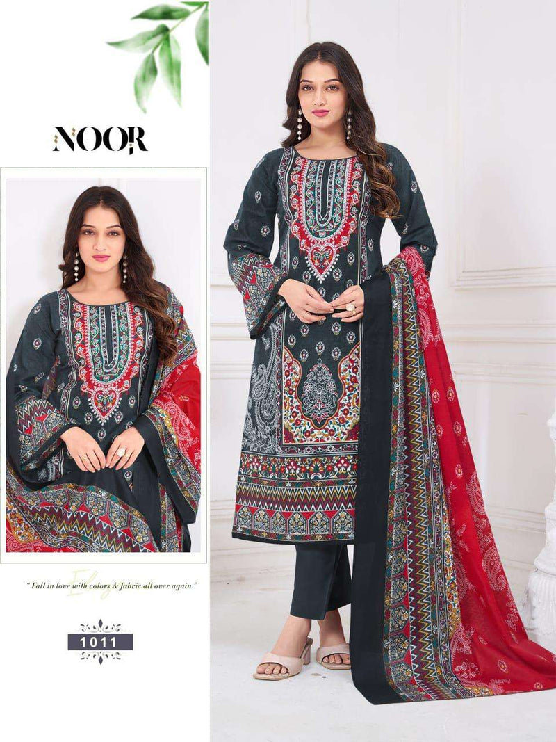 Falak International Noor Vol 1 Pure Cotton Digital Printed Salwar Suit