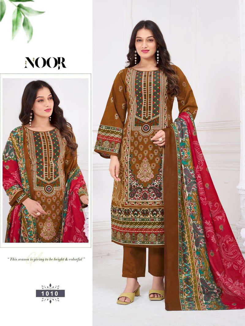 Falak International Noor Vol 1 Pure Cotton Digital Printed Salwar Suit
