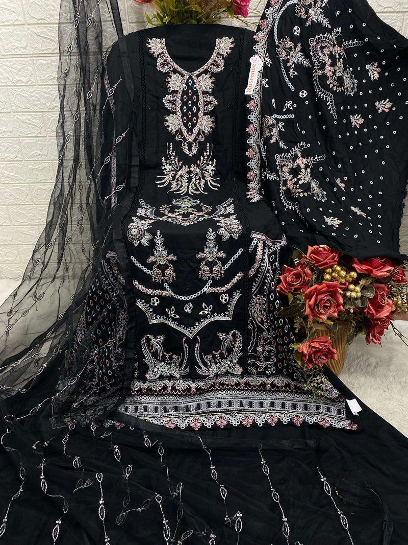 Fepic Rosemeen C 1372 Heavy Rayon Embroidered Wedding Wear Pakistani Salwar Suit