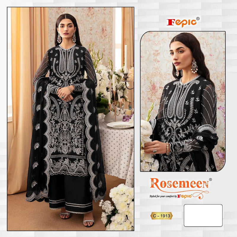 Fepic Suits C 1913 Fancy Georgette Embroidered Pakistani Salwar Suit