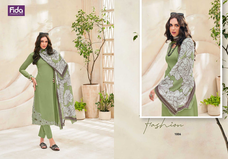 Fida Presents Keeva Digtal Printed And Heavy Embroidery Party Wear Pakistani Salwar Kameez