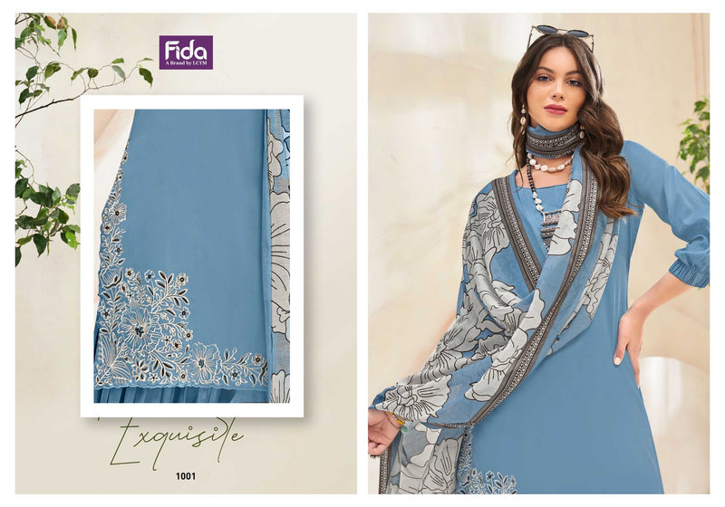 Fida Presents Keeva Digtal Printed And Heavy Embroidery Party Wear Pakistani Salwar Kameez