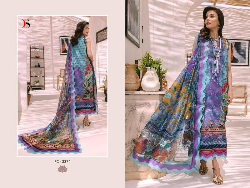 Deepsy Suits Firdous Classic Lawn 23 Cotton Print Embroidery Work Salwar Kameez
