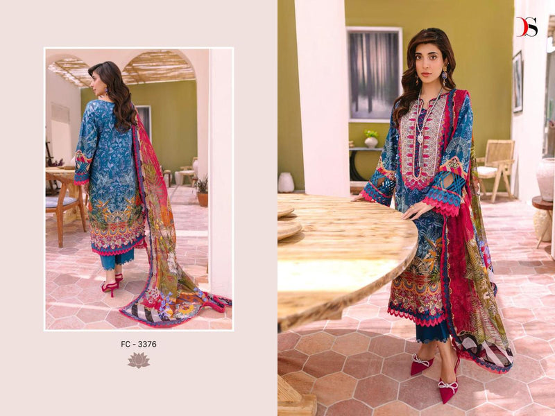 Deepsy Suits Firdous Classic Lawn 23 Cotton Print Embroidery Work Salwar Kameez
