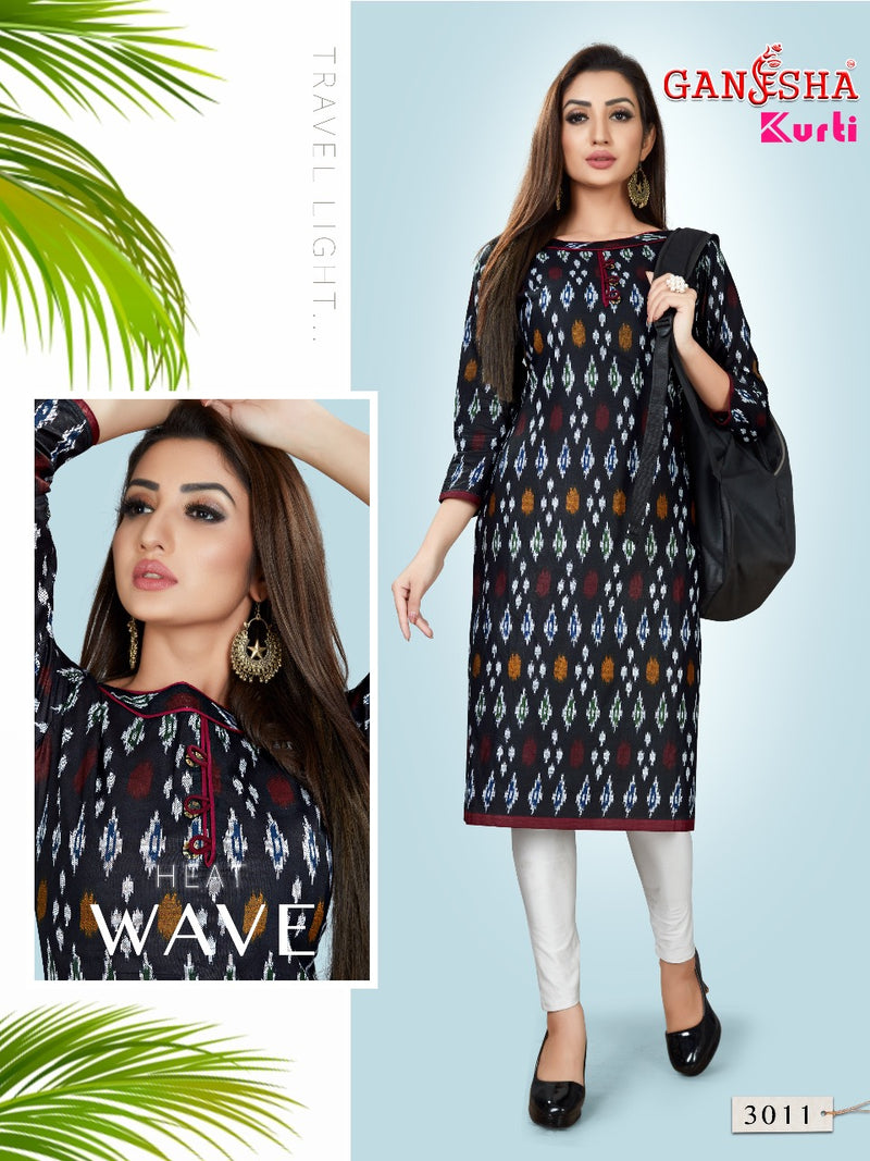 Falak International Ganesh Kurti Vol 3 Cotton Printed Daily Wear Kurti