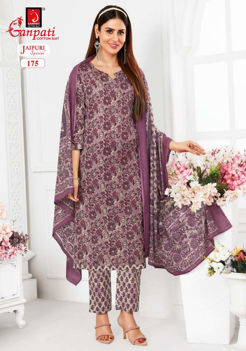 Ganpati Jaipuri Special Vol 5 Cotton Printed Salwar Suits