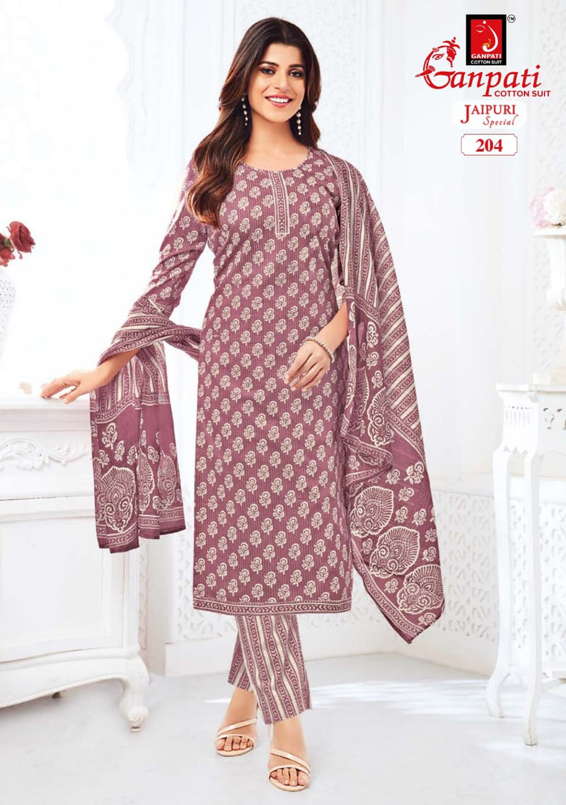 Ganpati Jaipuri Special Vol 7 Cotton Printed Regular Wear Salwar Suits