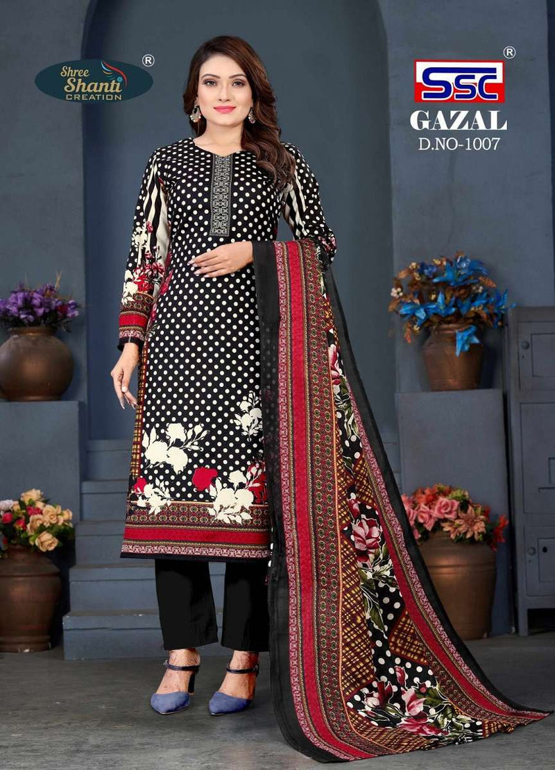 Ssc Creation Gazal Vol 1 Cotton Digital Style Print Salwar Suits Work Salwar Kameez