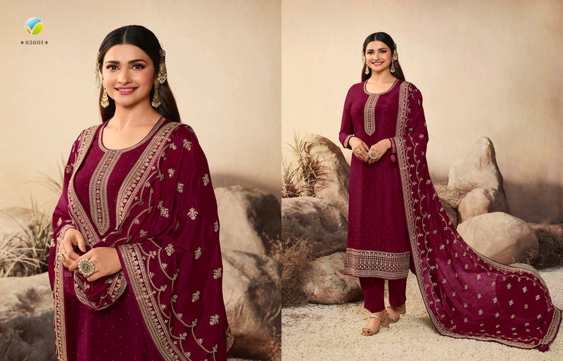 Vinay Fashion Kaseesh Geet Vol 2 Embroidered Dola Silk Heavy Designer Suits