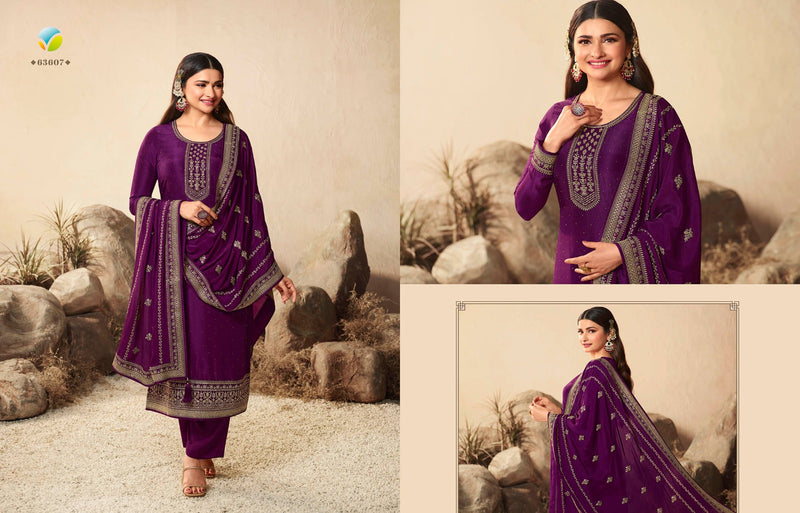 Vinay Fashion Kaseesh Geet Vol 2 Embroidered Dola Silk Heavy Designer Suits