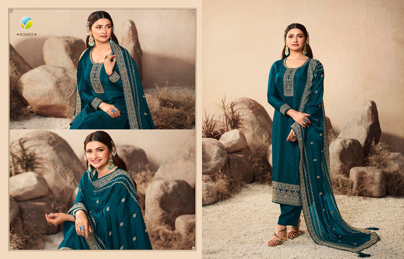 Vinay Fashion Kaseesh Geet Vol 2 Embroidered Dola Silk Heavy Designer Suits