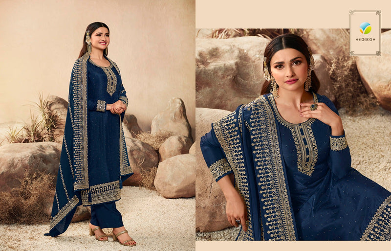 Vinay Fashion Kaseesh Geet Vol 2 Embroidered Dola Silk Heavy Designer Suits