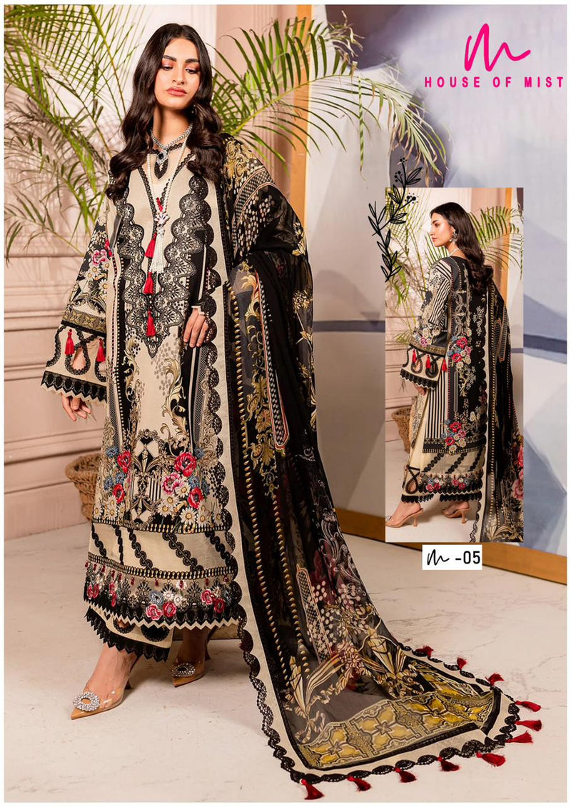 House Of Mist Ghazal Cotton Collection Pakistani Salwar kameez With Dupatta