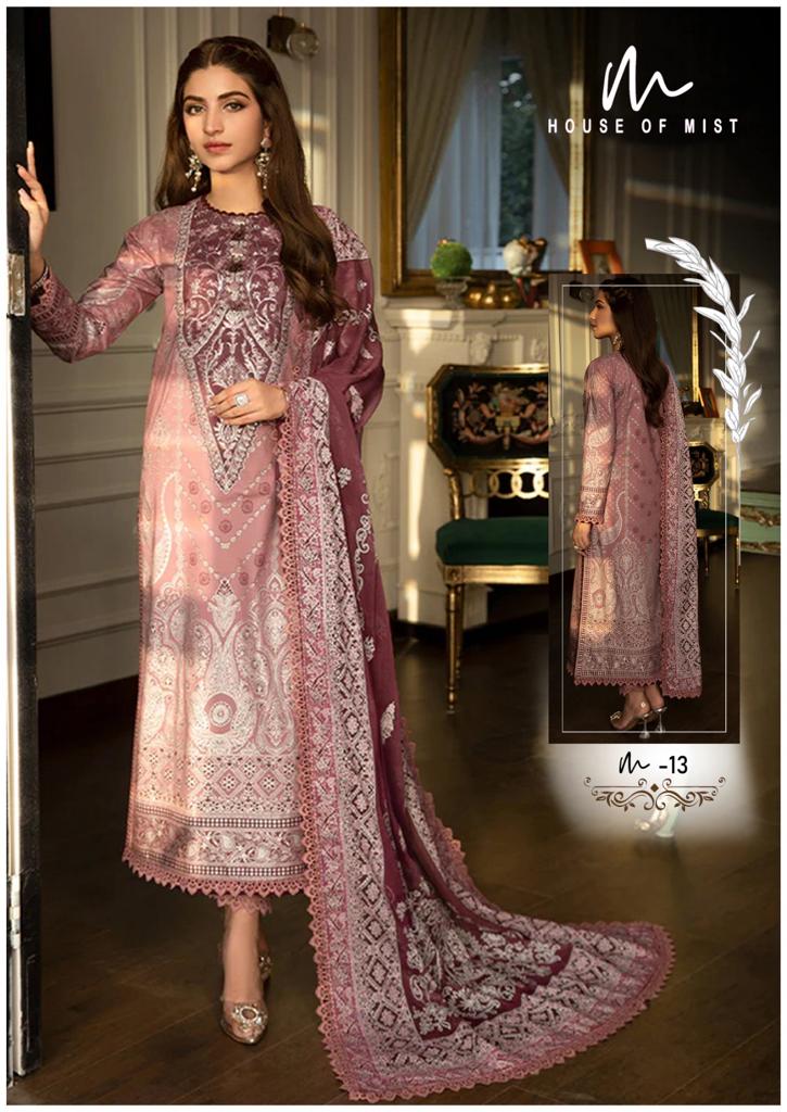 House Of Mist Ghazal Cotton Collection Vol 2 Cotton Pakistani Salwar Kameez