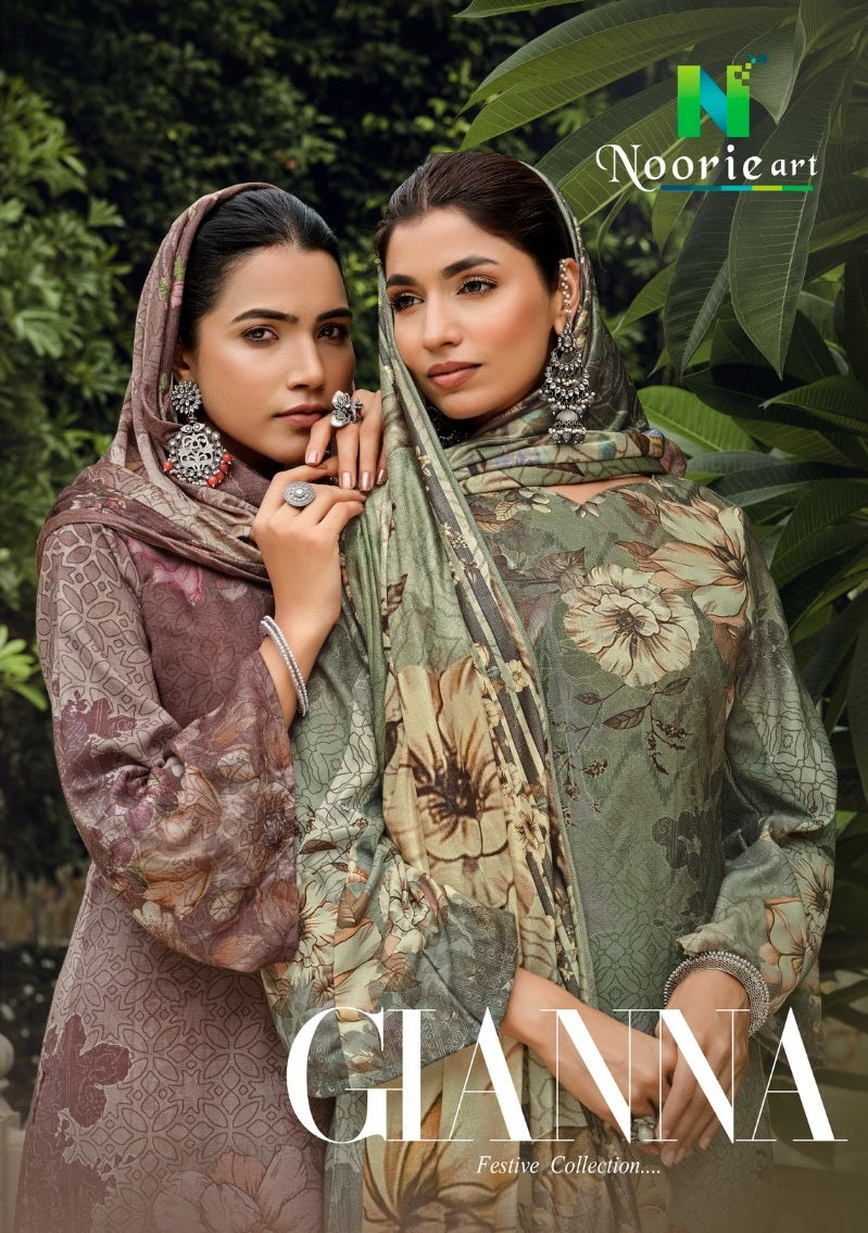 Noorie Art Gianna Pashmina Digital Printed Casual Wear Salwar Suit Collection