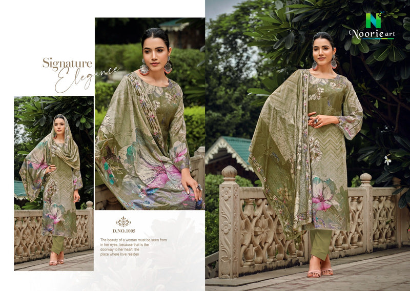 Noorie Art Gianna Pashmina Digital Printed Casual Wear Salwar Suit Collection