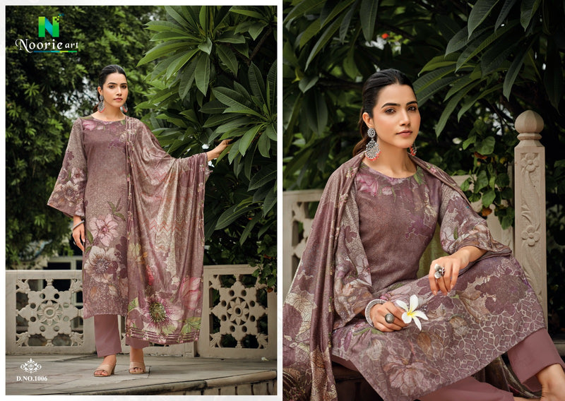 Noorie Art Gianna Pashmina Digital Printed Casual Wear Salwar Suit Collection