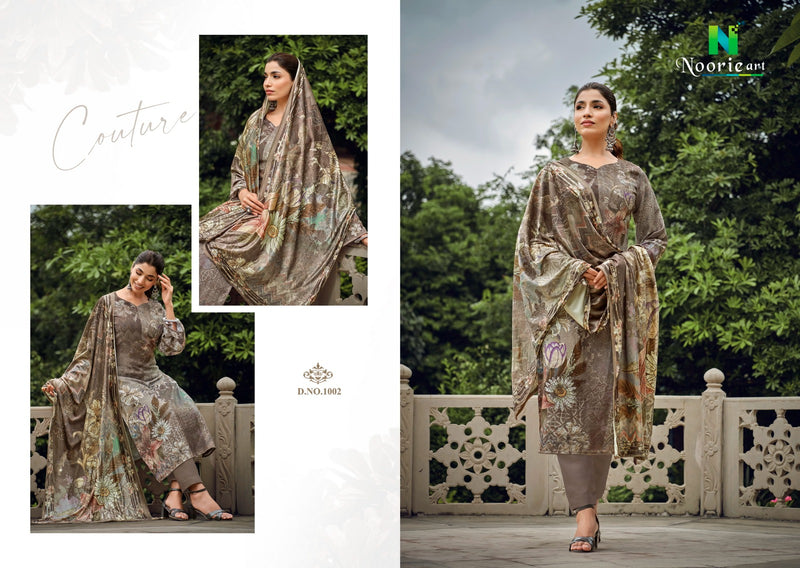 Noorie Art Gianna Pashmina Digital Printed Casual Wear Salwar Suit Collection