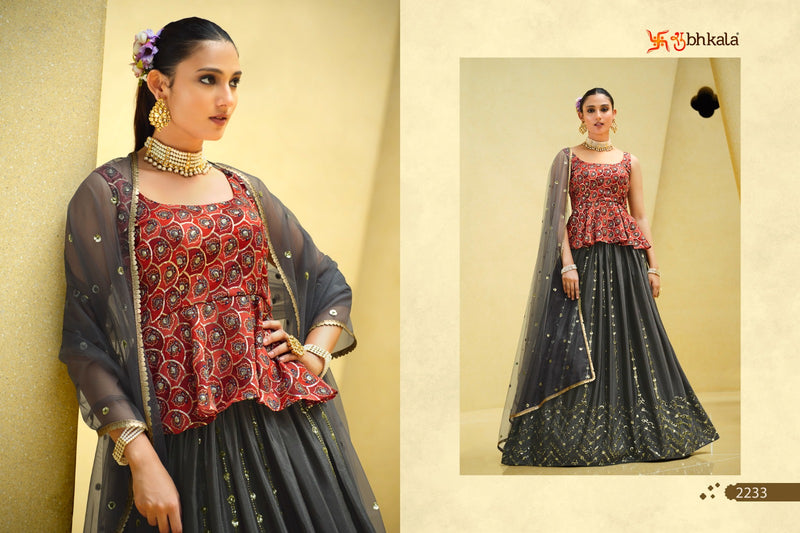Shubhkala Girly Vol 23 Georgette Embroidery Designer Ready Made Lehenga Choli