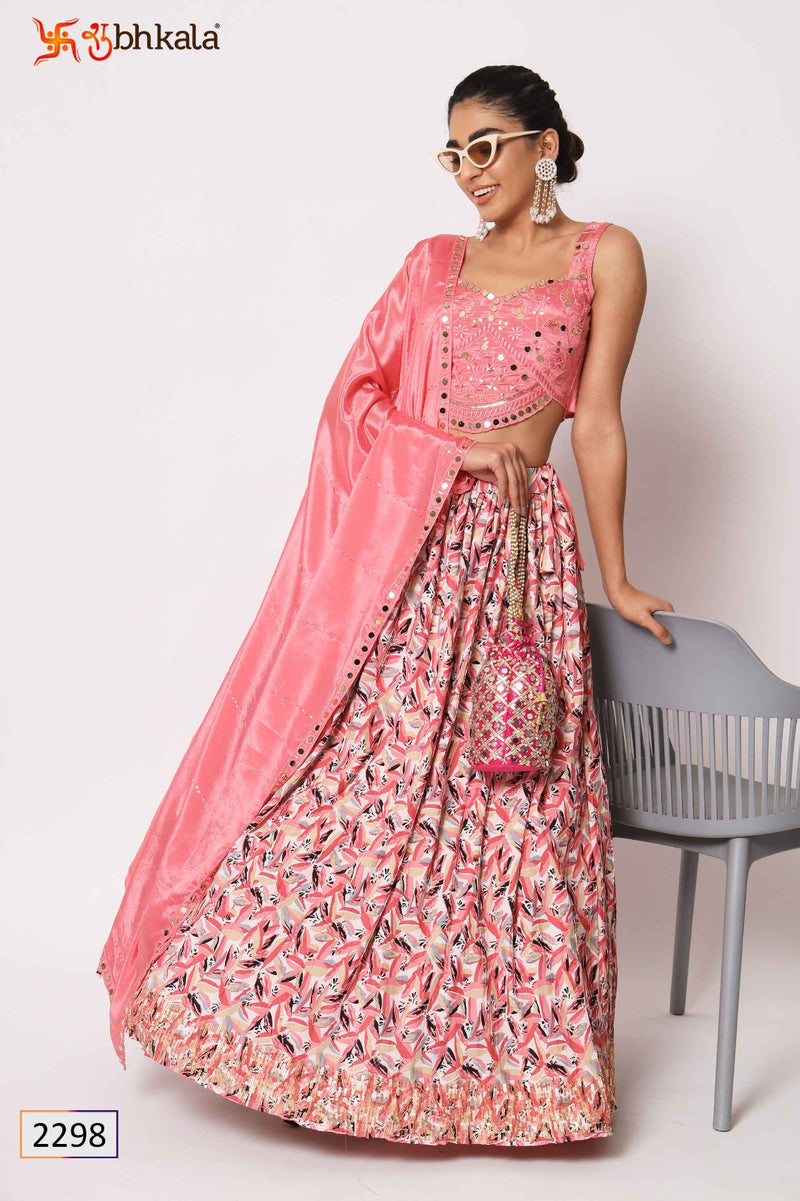 Shubhkala Girly Vol 26 Silk Embroidery Designer Semi Stitched Lehenga Choli