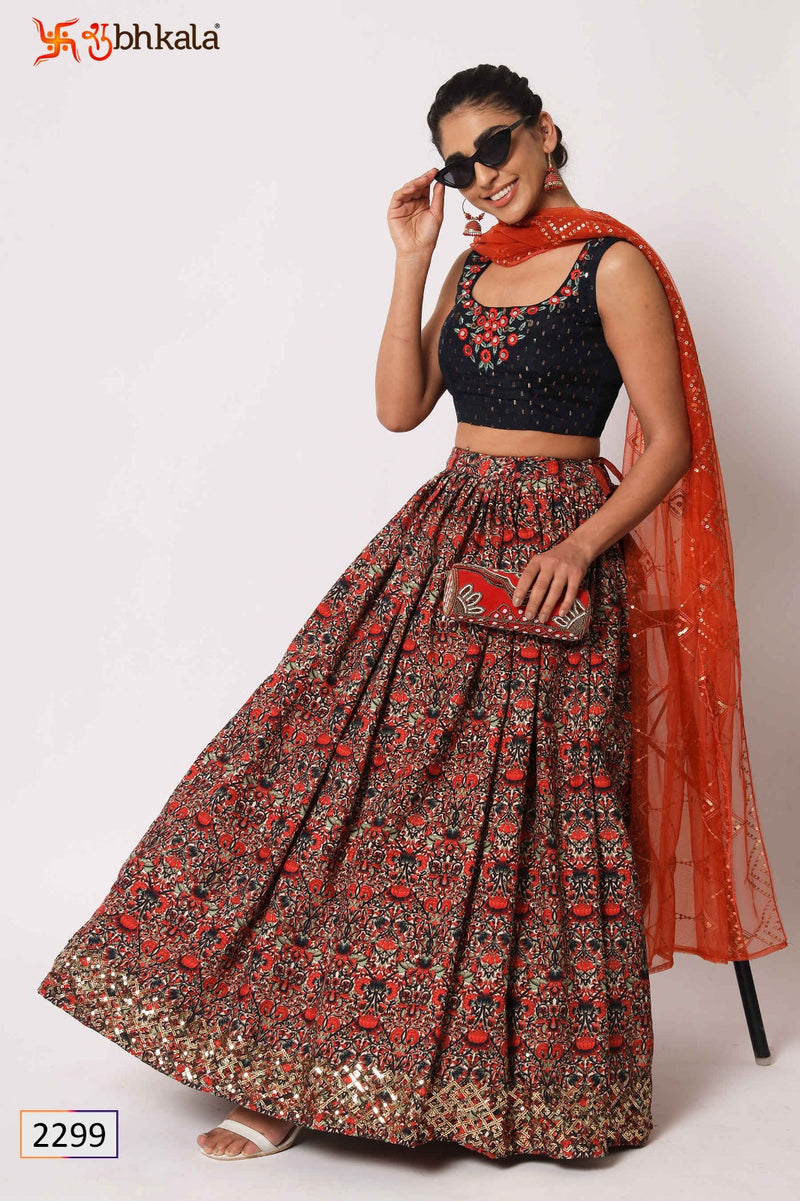 Shubhkala Girly Vol 26 Silk Embroidery Designer Semi Stitched Lehenga Choli
