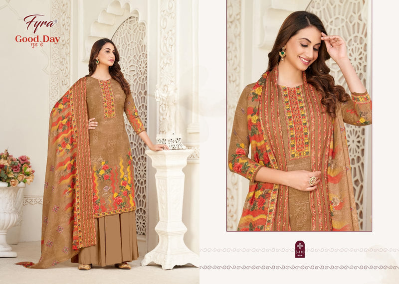 Fyra Designing Hub Good Day Vol 5 Cotton Digital Printed Swarovski Diamond Work Fancy Designer Salwar Suits