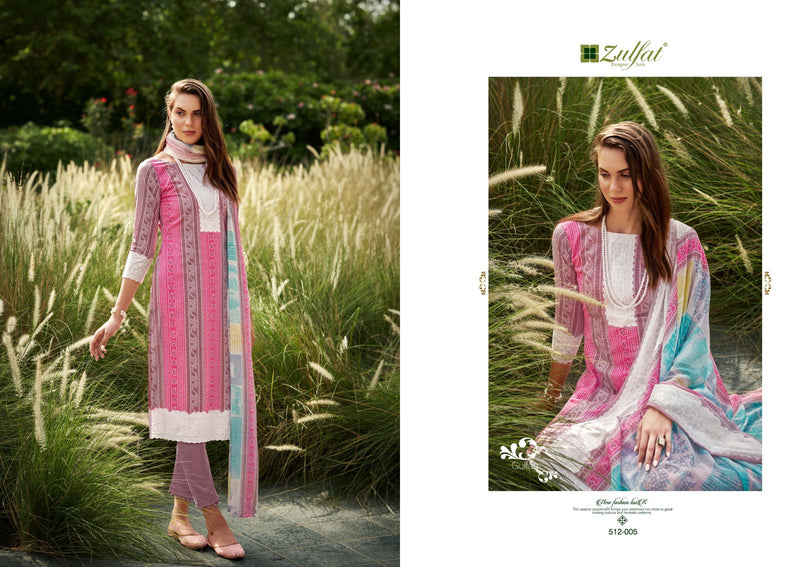 Zulfat Designer Suits Gulfam Cotton Fancy Designer Print Salwar Suits