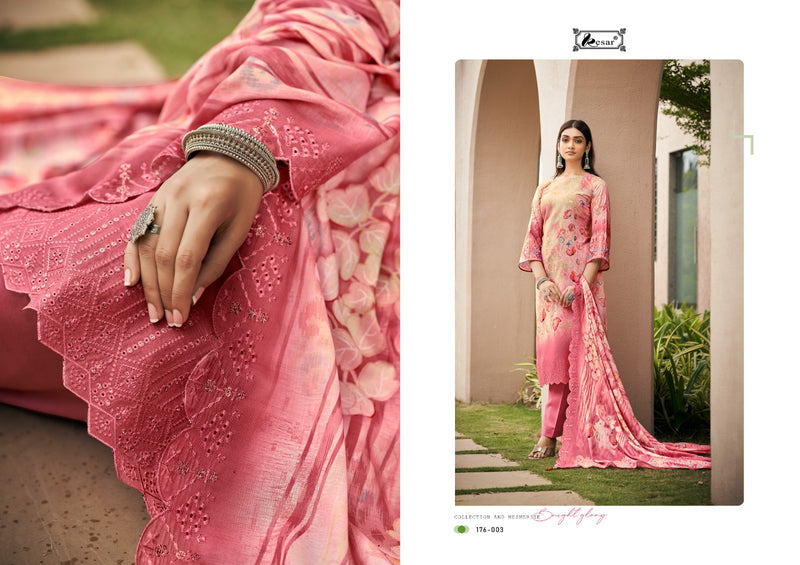 Kesar Gulkari Pure Lawn Cotton Digital Print With Fancy Embroidery Salwar Suits