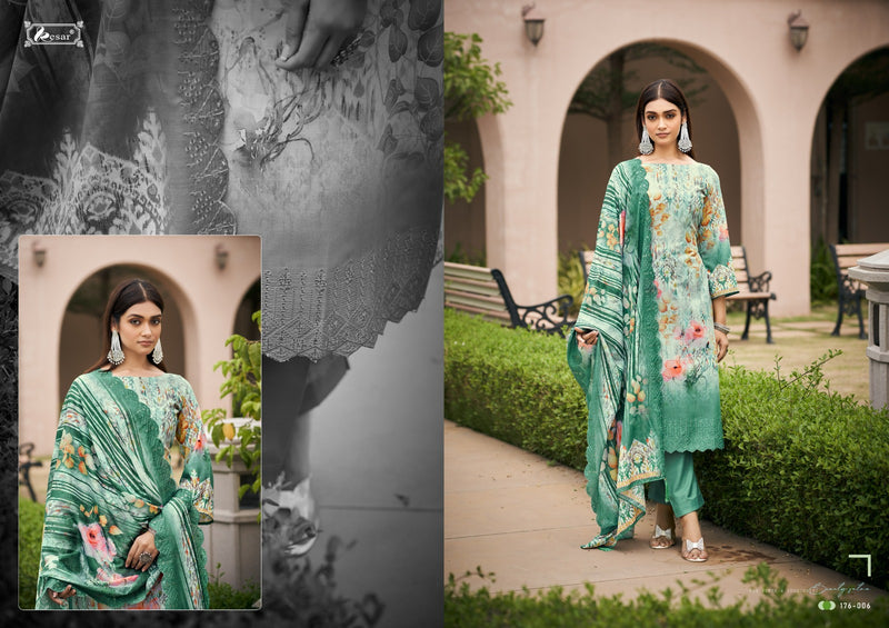 Kesar Gulkari Pure Lawn Cotton Digital Print With Fancy Embroidery Salwar Suits