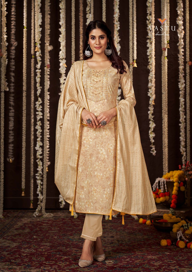 Vastu Tex Gulmohar Vol 1 Lawn Cotton Fancy Printed Salwar Suits