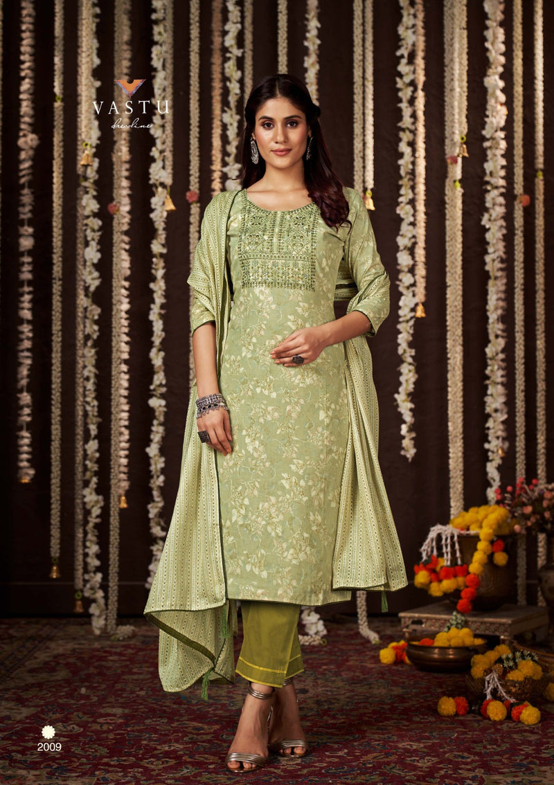 Vastu Tex Gulmohar Vol 1 Lawn Cotton Fancy Printed Salwar Suits