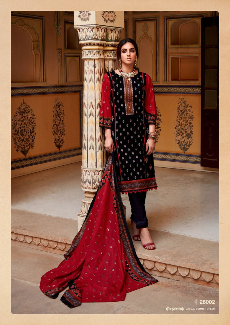 Ishaal Prints Gulmohar Vol 28 Lawn Cotton Printed Salwar Suit Collections