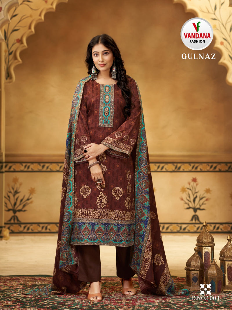 Vandana Fashion Gulnaz Pashmina Designer Fancy Suit Collection