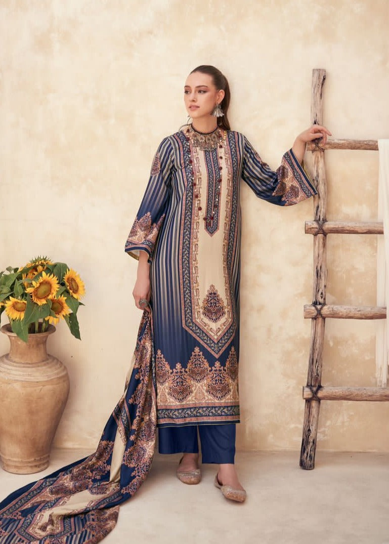Mumtaz Arts Gulzaar Pashmina Viscose Digital Printed Salwar Kameez