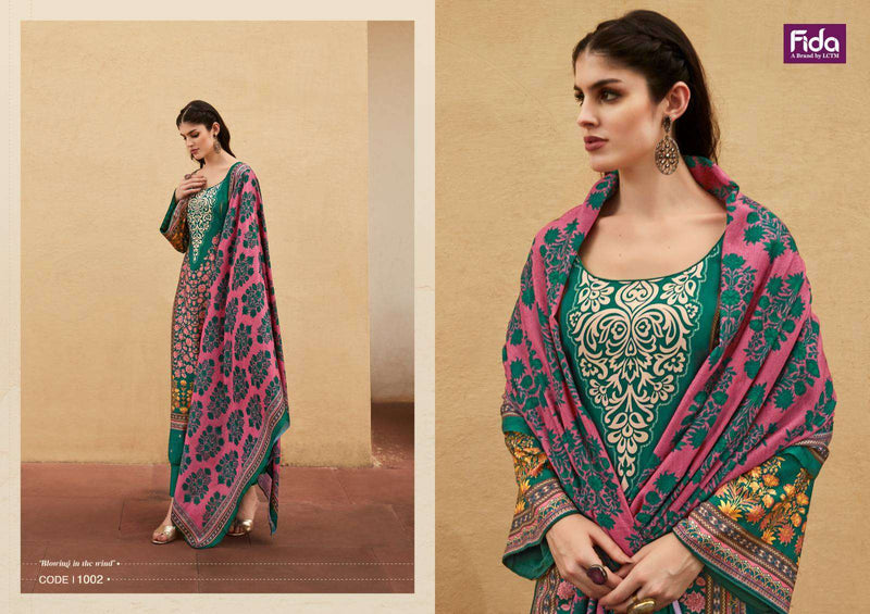 Fida Gulzaar Pashmina With Heavy Printed Designer Salwar Suit Collection