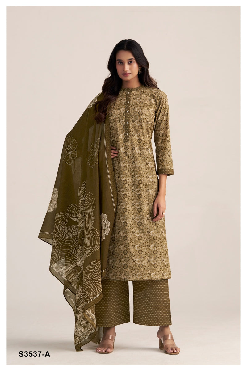 Ganga Arlette 3537 Premium Cotton Desinger Salwar Kameez