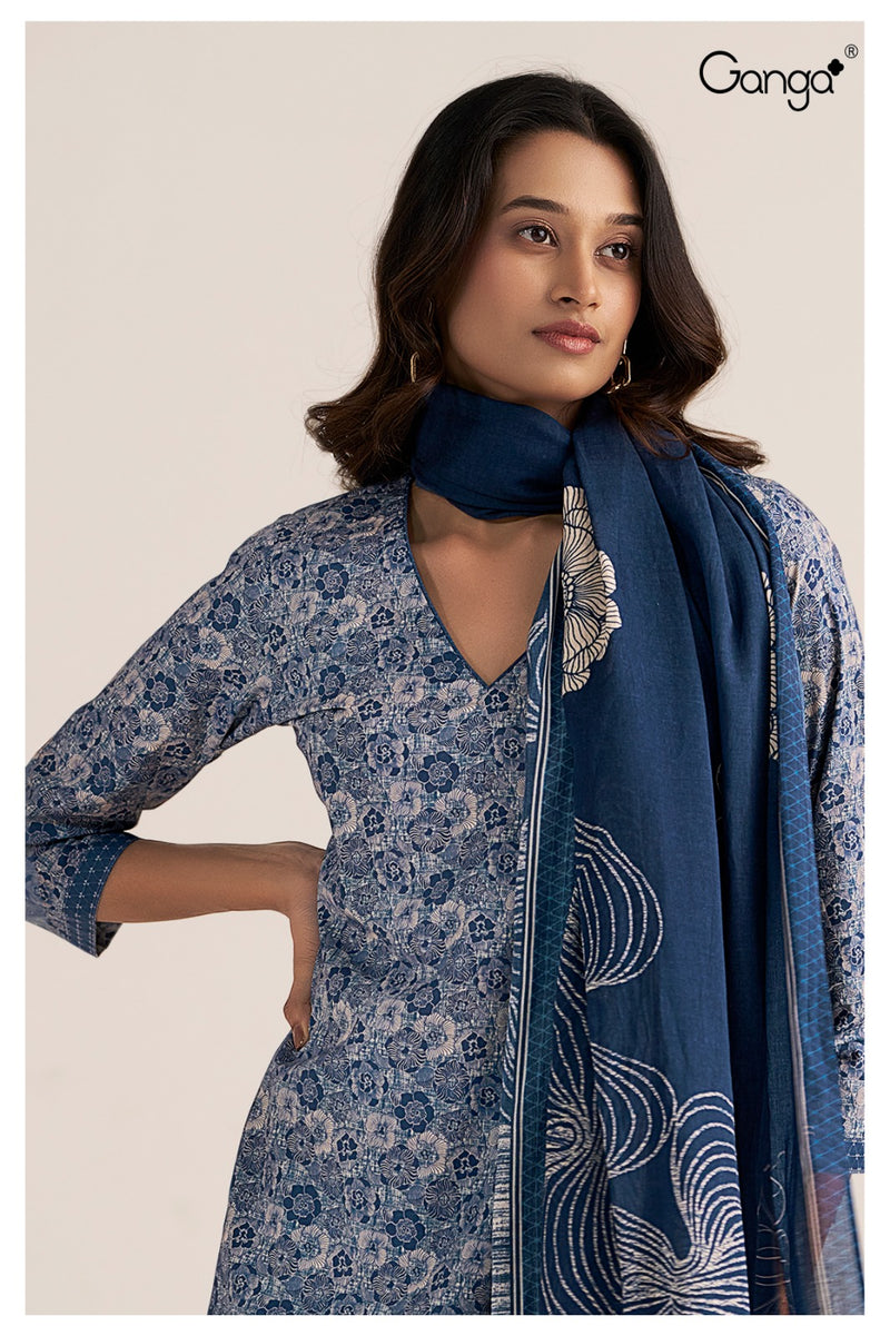 Ganga Arlette 3537 Premium Cotton Desinger Salwar Kameez