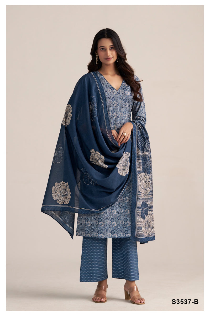 Ganga Arlette 3537 Premium Cotton Desinger Salwar Kameez