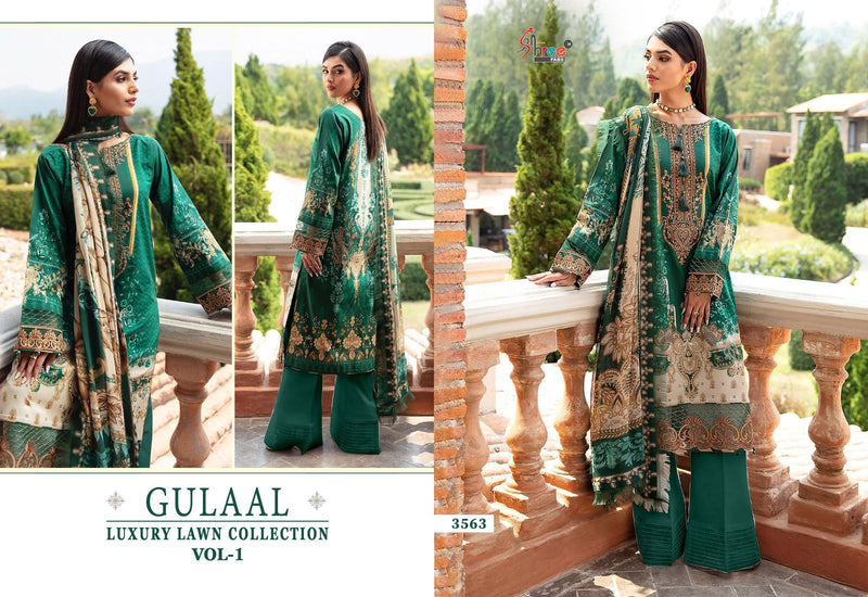 Shree Fabs Gulaal Luxury Lawn Collection Vol 1 Pure Cotton Embroidered Salwar Kameez
