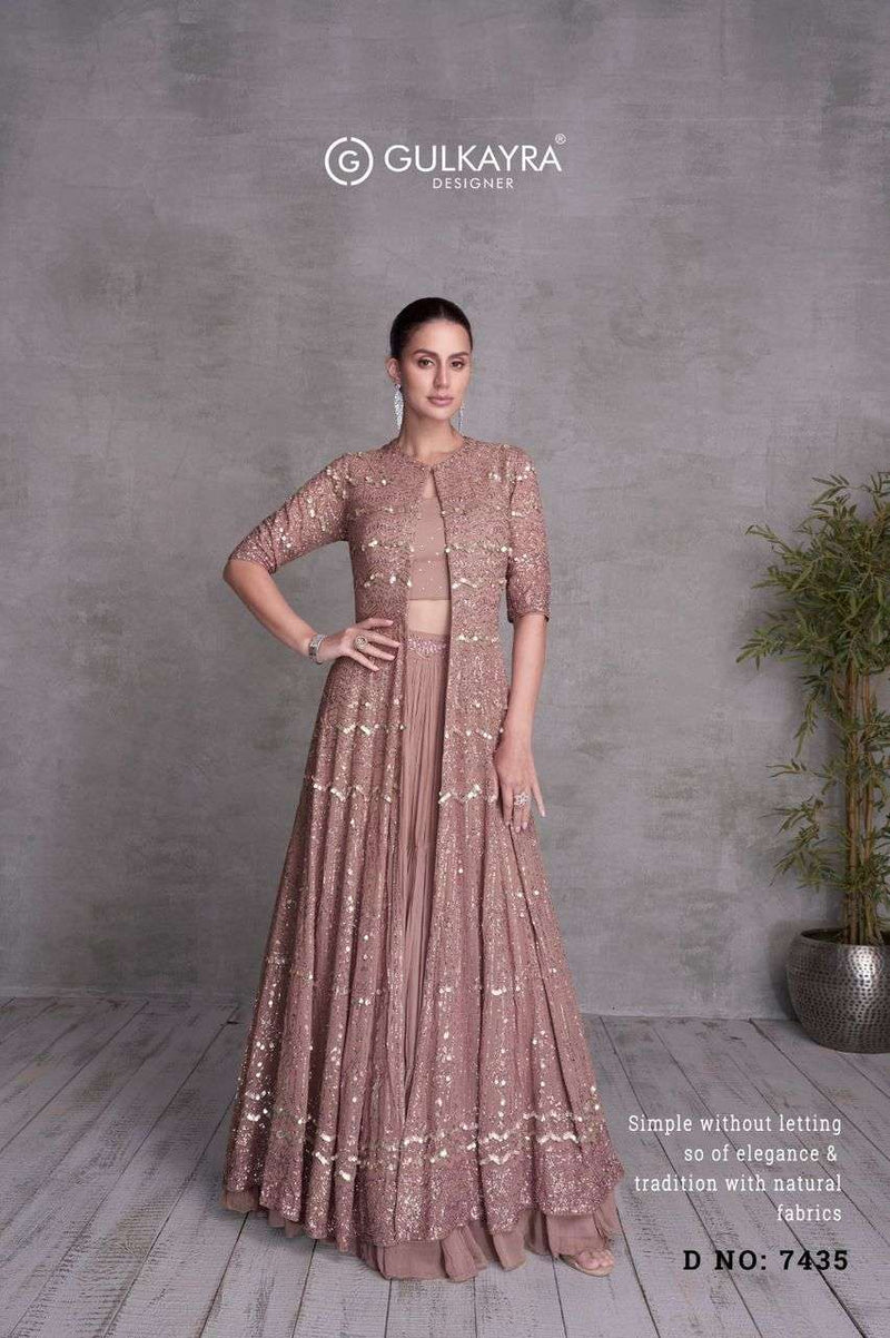 Gulkayra Designer Queen Heavy Designer Georgette Fancy Wear Kurti