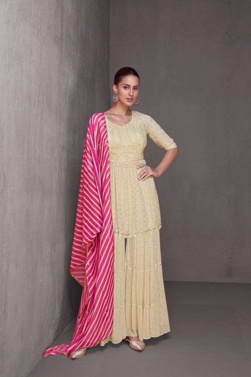 Gulkayra Designer Queen Heavy Designer Georgette Fancy Wear Kurti