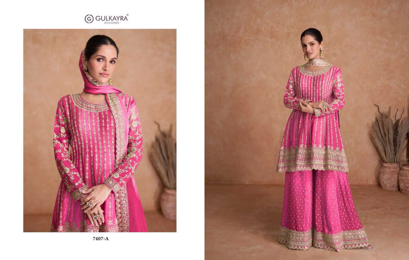 Gulkayra Designer Vaani Vol 2 Real Chinon Embroidery Work Pakistani Suit